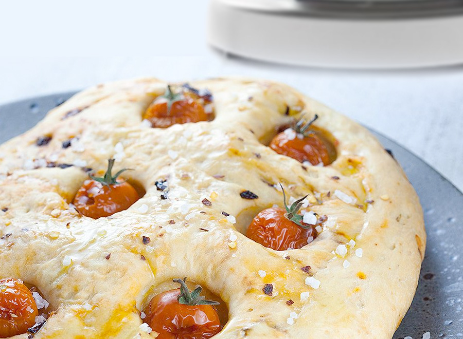 ¿Cómo se hace la focaccia de tomates cherry?